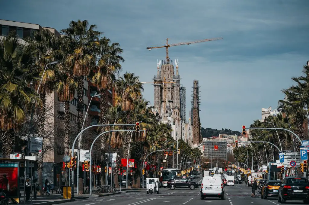 a street in a city